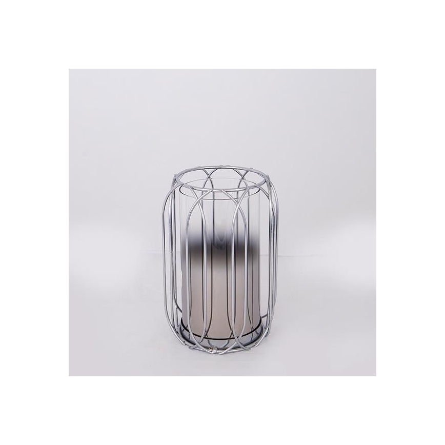 Kerzenhalter 19,5x13,5 cm silber