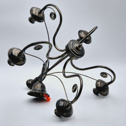 Kette-Kronleuchter DONATO 5xE14/40W/230V