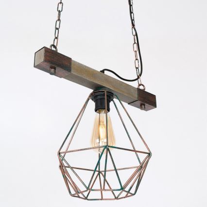 Kette-Kronleuchter  HAKON 1xE27/60W/230V