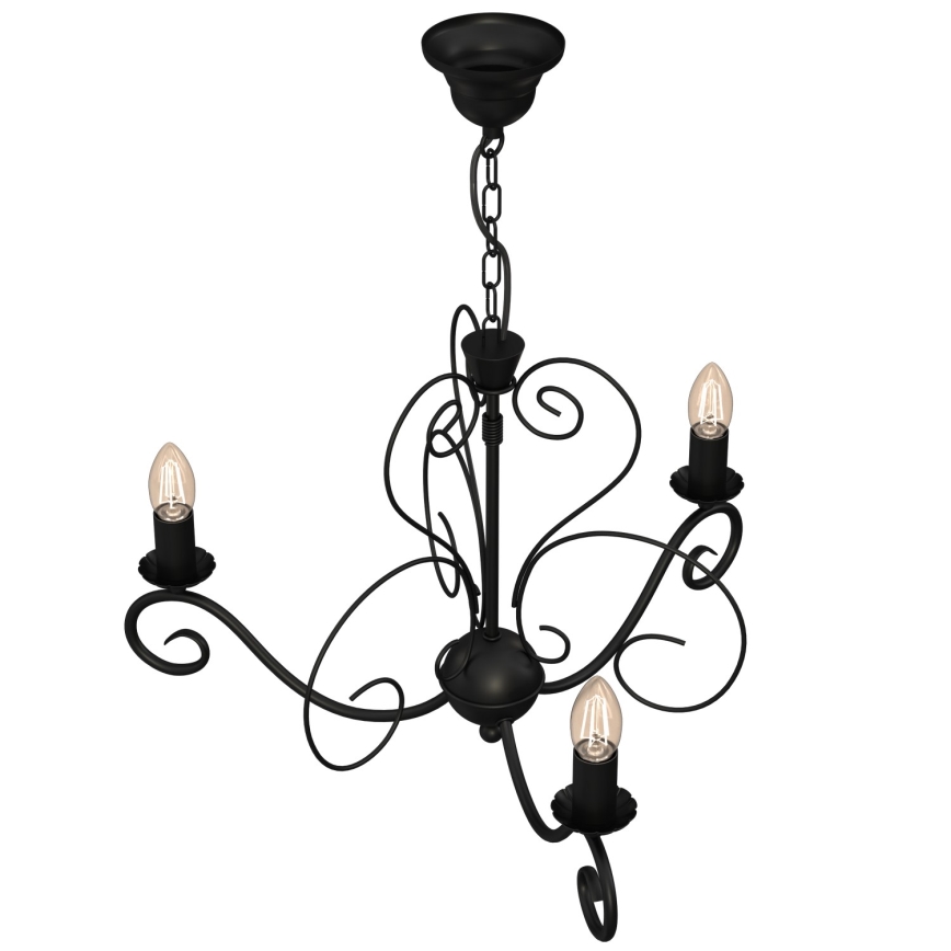 Kronleuchter an Kette MAURO 3xE14/60W/230V