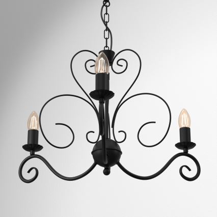 Kronleuchter an Kette MAURO 3xE14/60W/230V