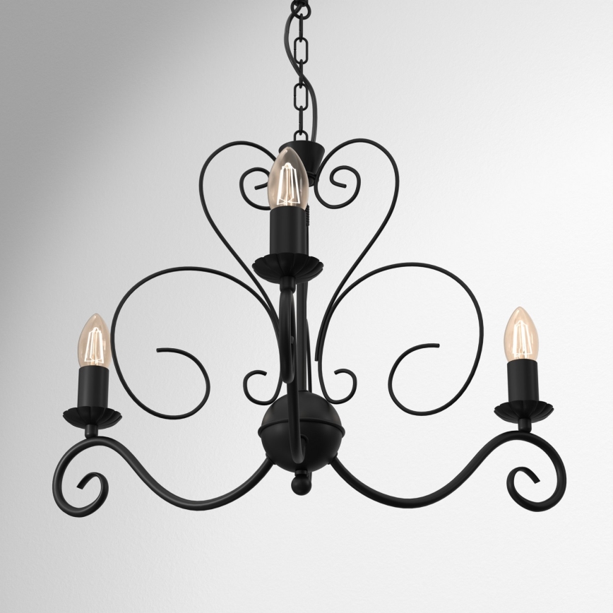 Kronleuchter an Kette MAURO 3xE14/60W/230V