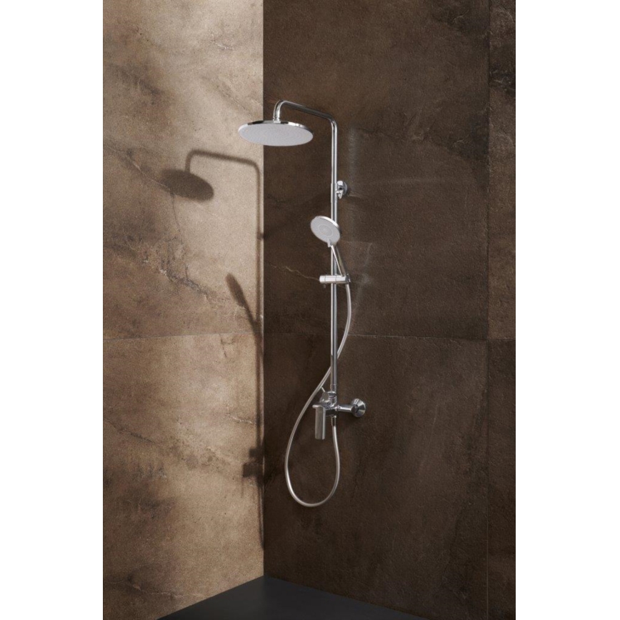 KFA Armatura 4426-910-00 - Duschset mit Armatur AGAT glänzendes Chrom