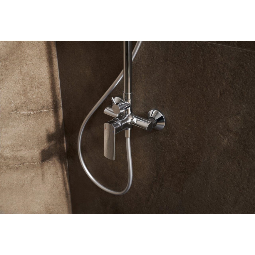 KFA Armatura 4426-910-00 - Duschset mit Armatur AGAT glänzendes Chrom