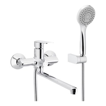 KFA Armatura 4428-715-00 - Badewannen-Set mit Armatur AGAT glänzendes Chrom