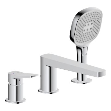 KFA Armatura 4525-210-00 - Badewannenarmatur 3-Loch MALAGA Hochglanz-Chrom