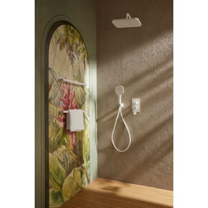 KFA Armatura 4529-501-44 - Duschgarnitur mit Unterputz-Armatur MALAGA weiß