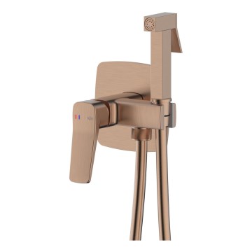 KFA Armatura 4529-512-34 - Bidetarmatur mit Handbrause zur Unterputzmontage MALAGA Roségold