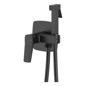 KFA Armatura 4529-512-81 - Bidetarmatur mit Handbrause zur Unterputzmontage MALAGA, schwarz