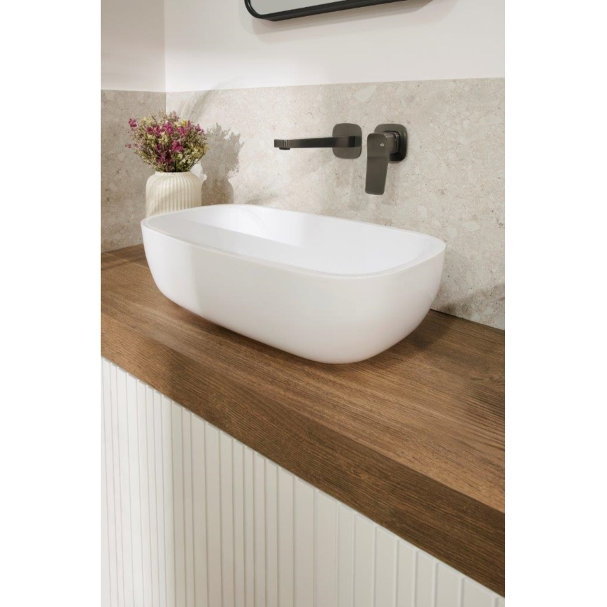 KFA Armatura 4529-810-61 - Einhebel-Waschtischarmatur zur Unterputzmontage MALAGA Metallic-Grau