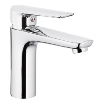 KFA Armatura 5022-815-00 - Waschbeckenarmatur + Ablauf mit Überlauf TANZANIT 15,4 cm glänzendes Chrom