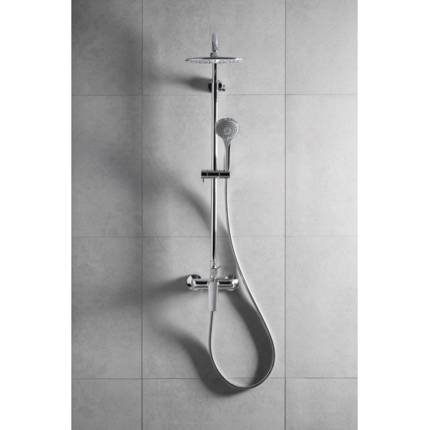 KFA Armatura 5026-910-00 - Duschset mit Armatur TANZANIT glänzendes Chrom