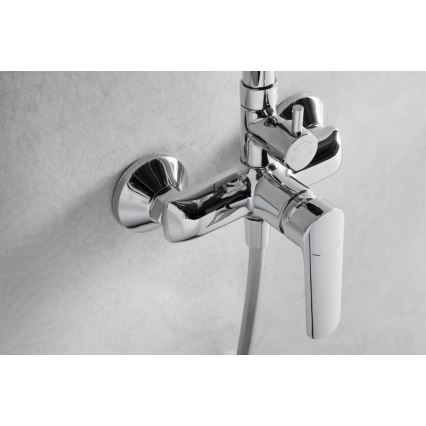 KFA Armatura 5026-910-00 - Duschset mit Armatur TANZANIT glänzendes Chrom