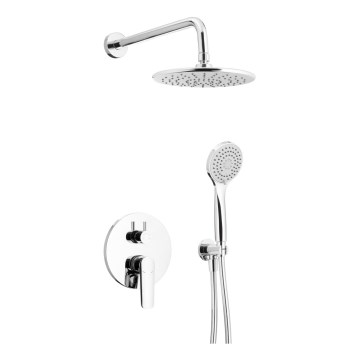 KFA Armatura 5029-501-00 - Dusch-Set mit Unterputz-Armatur TANZANIT glänzendes Chrom