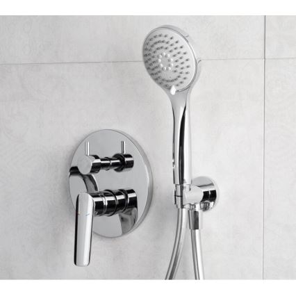 KFA Armatura 5029-501-00 - Dusch-Set mit Unterputz-Armatur TANZANIT glänzendes Chrom
