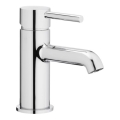 KFA Armatura 5032-815-00 - Waschbeckenarmatur + Ablauf mit Überlauf MOZA 15,2 cm glänzendes Chrom