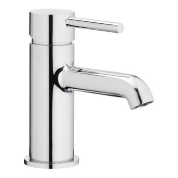 KFA Armatura 5032-815-00 - Waschbeckenarmatur + Ablauf mit Überlauf MOZA 15,2 cm glänzendes Chrom