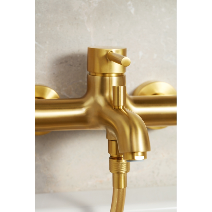 KFA Armatura 5034-010-31 - Badewannenarmatur MOZA geschliffen golden