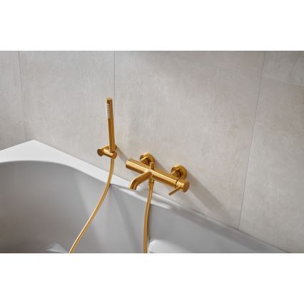KFA Armatura 5034-020-31 - Badewannenarmatur MOZA geschliffen golden