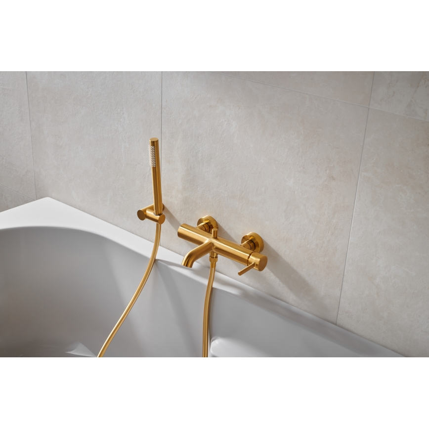 KFA Armatura 5034-020-31 - Badewannenarmatur MOZA geschliffen golden