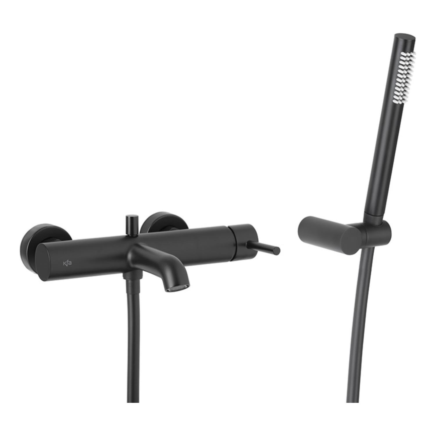 KFA Armatura 5034-520-81 - Badewannen-Set mit Armatur MOZA matt schwarz