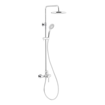KFA Armatura 5036-910-00 - Duschset mit Armatur MOZA glänzendes Chrom