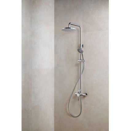 KFA Armatura 5036-910-00 - Duschset mit Armatur MOZA glänzendes Chrom