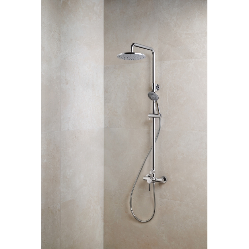 KFA Armatura 5036-910-00 - Duschset mit Armatur MOZA glänzendes Chrom