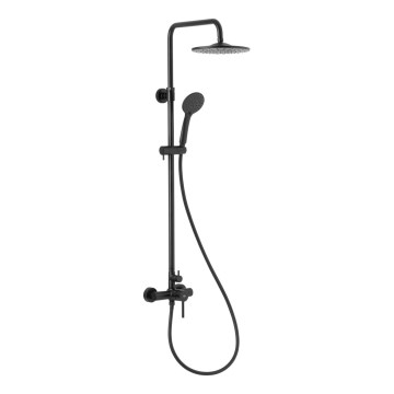 KFA Armatura 5036-910-81 - Duschset mit Armatur MOZA Messing/matt schwarz