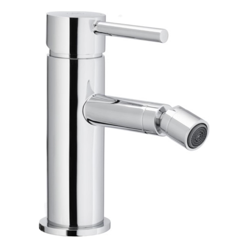 KFA Armatura 5037-015-00 - Bidetarmatur + Ablauf mit Überlauf MOZA glänzendes Chrom