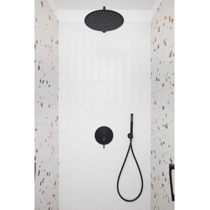 KFA Armatura 5039-501-81 - Dusch-Set mit Unterputz-Armatur MOZA matt schwarz