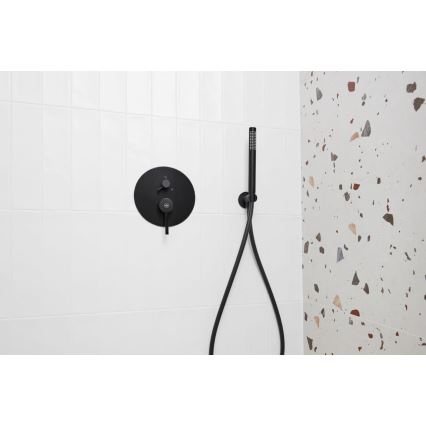 KFA Armatura 5039-501-81 - Dusch-Set mit Unterputz-Armatur MOZA matt schwarz