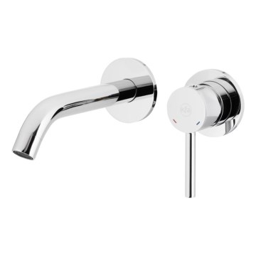 KFA Armatura 5039-810-00 - Waschbeckenarmatur für Unterputzmontage MOZA glänzendes Chrom