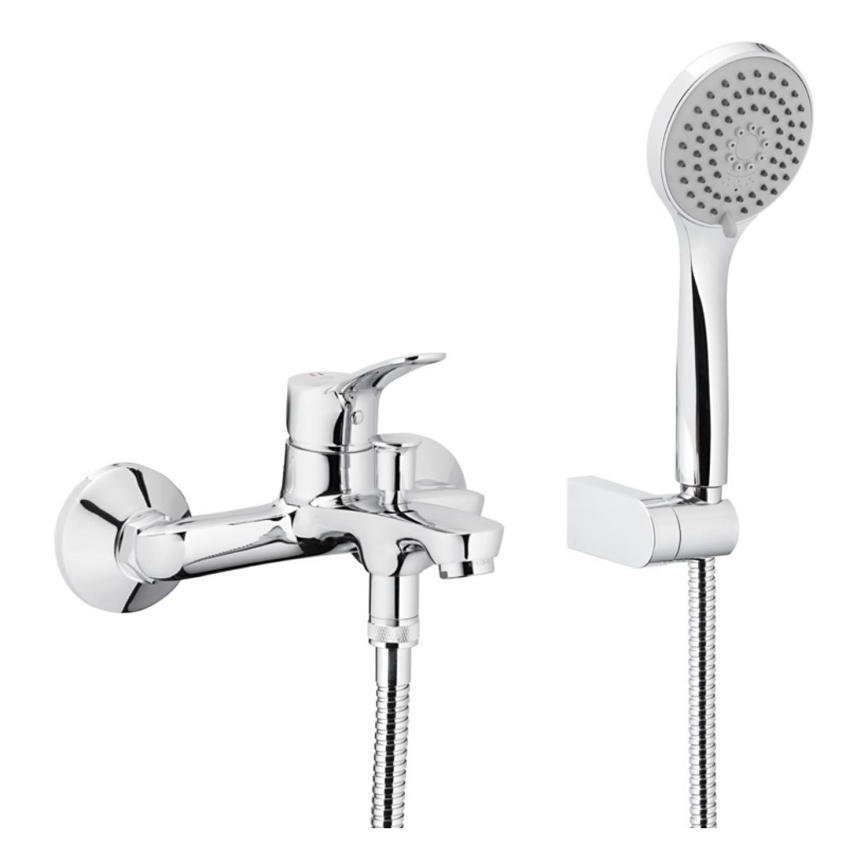 KFA Armatura 5244-510-00 - Badewannen-Set mit Armatur MORRIS glänzendes Chrom