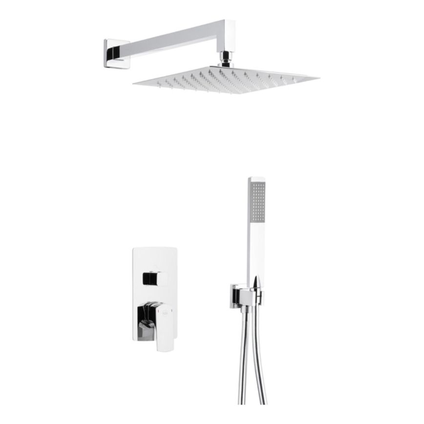 KFA Armatura 5539-511-00 - Dusch-Set mit Unterputz-Armatur MOKAIT glänzendes Chrom