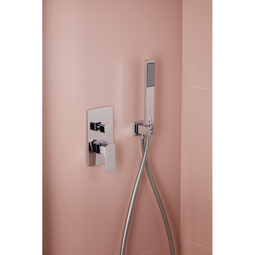 KFA Armatura 5539-511-00 - Dusch-Set mit Unterputz-Armatur MOKAIT glänzendes Chrom