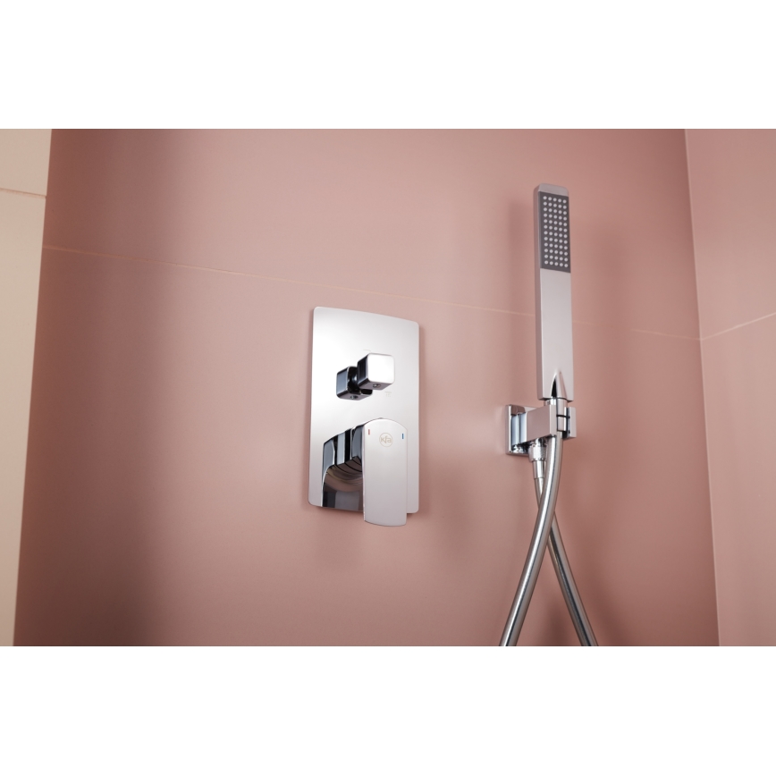 KFA Armatura 5539-511-00 - Dusch-Set mit Unterputz-Armatur MOKAIT glänzendes Chrom