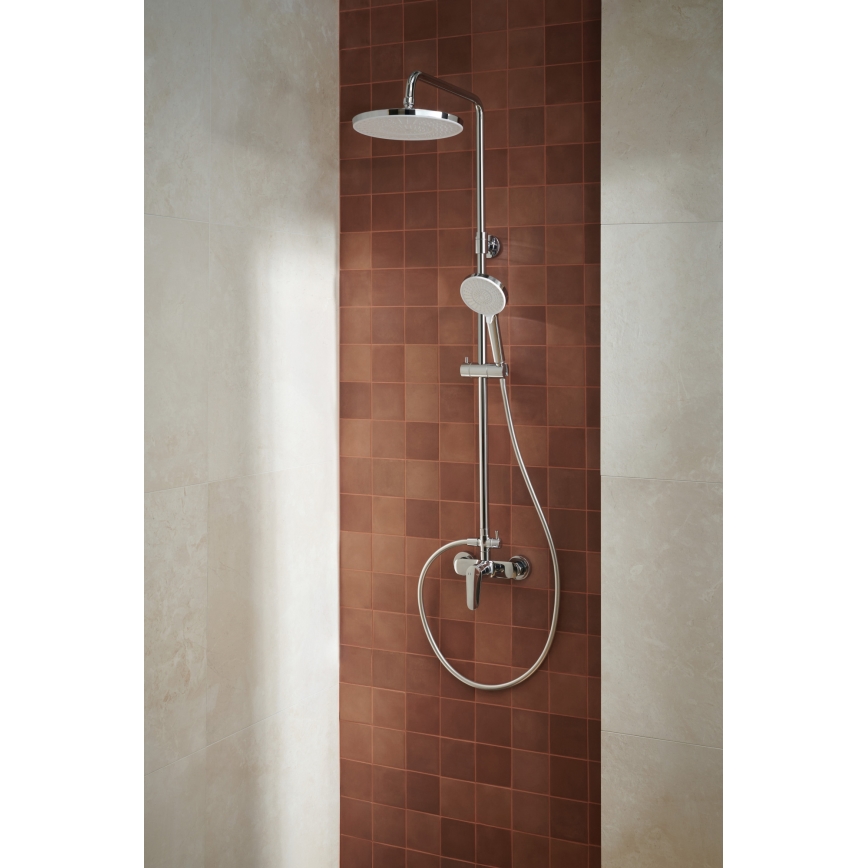 KFA Armatura 5556-910-00 - Duschset mit Armatur OTAVA glänzendes Chrom