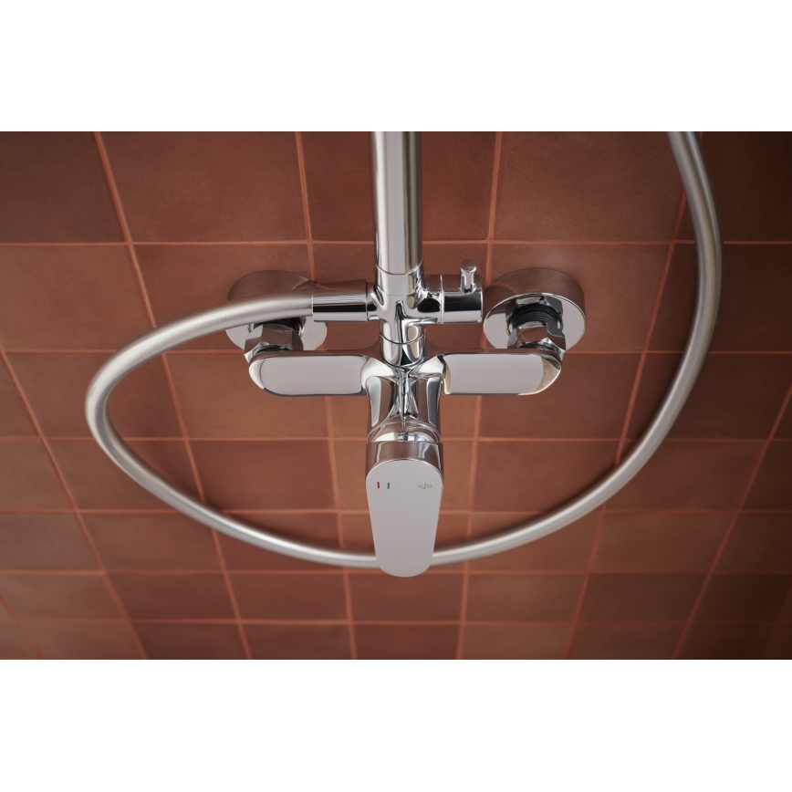 KFA Armatura 5556-910-00 - Duschset mit Armatur OTAVA glänzendes Chrom