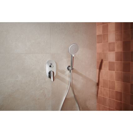 KFA Armatura 5559-501-00 - Duschset mit Unterputzarmatur OTAVA glänzender Chrom