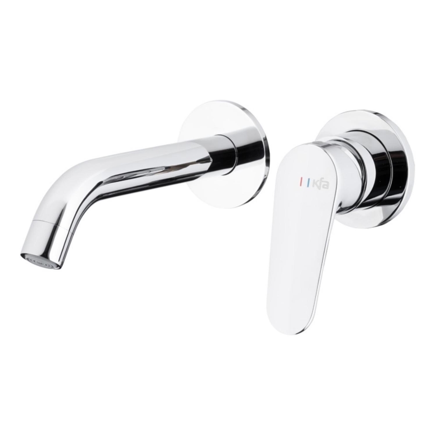 KFA Armatura 5559-810-00 - Waschbeckenarmatur für Unterputzmontage OTAVA glänzendes Chrom