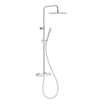 KFA Armatura 5736-920-00 - Duschgarnitur mit thermostatischer Armatur MOZA glänzendes Chrom