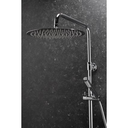 KFA Armatura 5736-920-00 - Duschgarnitur mit thermostatischer Armatur MOZA glänzendes Chrom