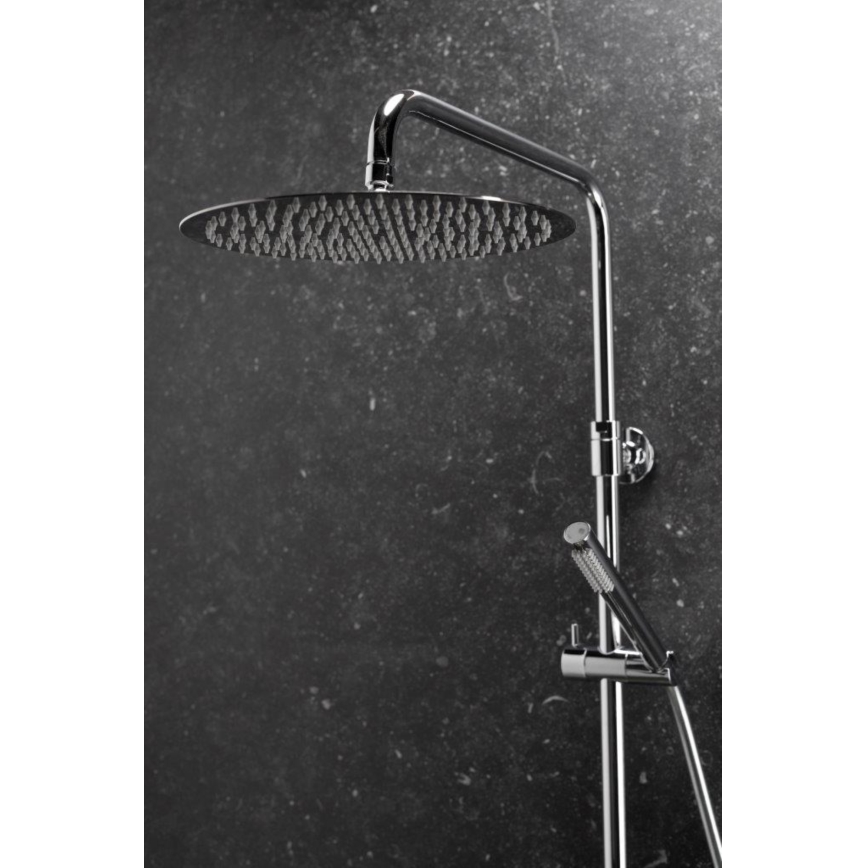 KFA Armatura 5736-920-00 - Duschgarnitur mit thermostatischer Armatur MOZA glänzendes Chrom