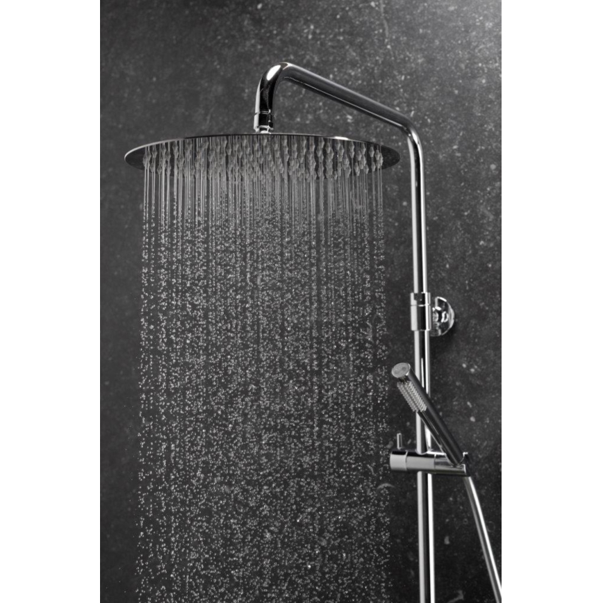 KFA Armatura 5736-920-00 - Duschgarnitur mit thermostatischer Armatur MOZA glänzendes Chrom