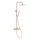KFA Armatura 5736-920-31 - Duschgarnitur mit thermostatischer Armatur MOZA geschliffen golden
