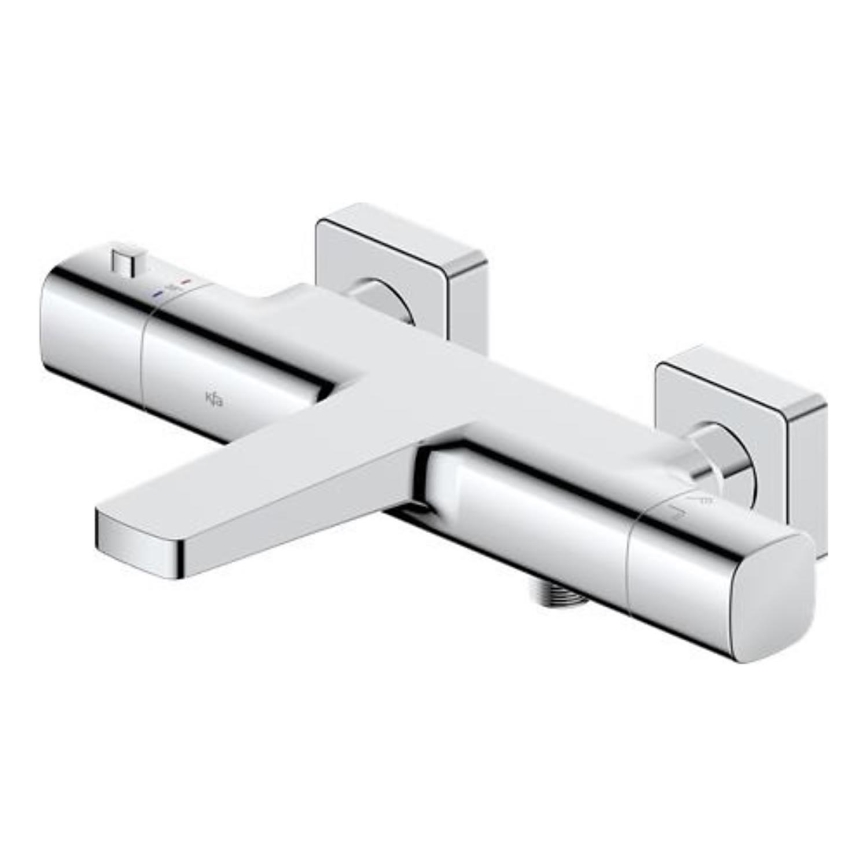 KFA Armatura 5754-010-00 - Thermostat-Wannenarmatur MALAGA, hochglanzverchromt