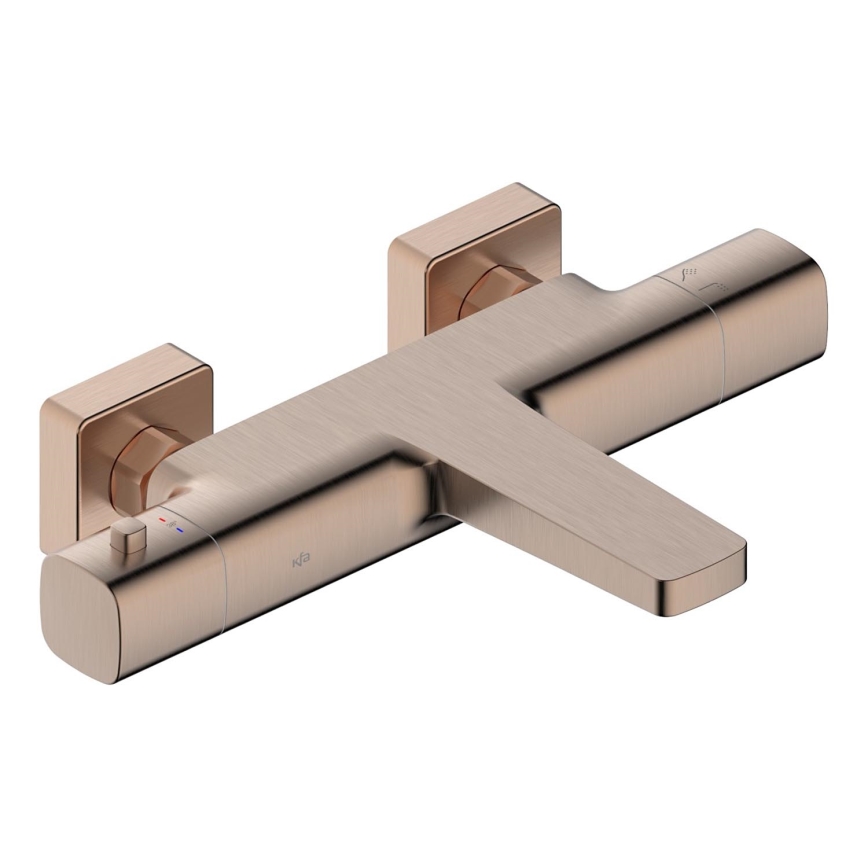 KFA Armatura 5754-010-34 - Thermostatische Wannenarmatur MALAGA Roségold