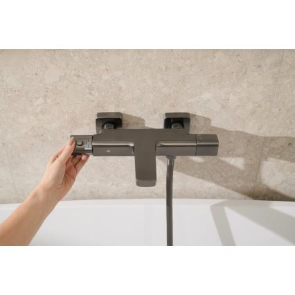 KFA Armatura 5754-010-61 - Thermostatische Wannenarmatur MALAGA, Metallicgrau