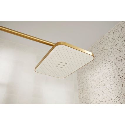 KFA Armatura 5756-910-31 - Duschset mit Thermostatarmatur MALAGA, gebürstetes Gold